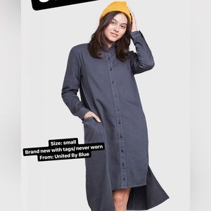 United By Blue button down shirt dress